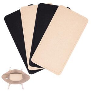 4899 4pcs Handbag Base Shaper 2 Colors Bag Bottom Shaper Pad 9.8×5.1"
